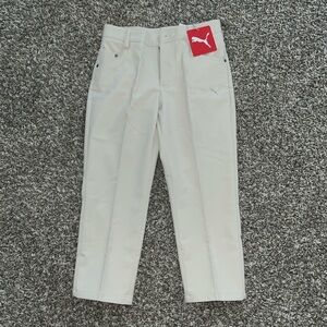 Puma golf pants JR’s size white (New)